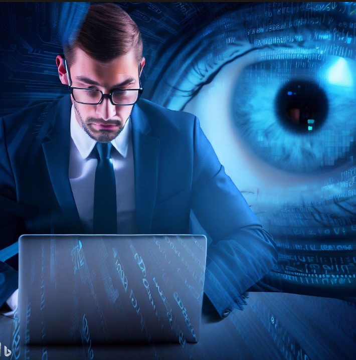 be careful what you search for on the internet as Big Brother is always watching(made by Bing)