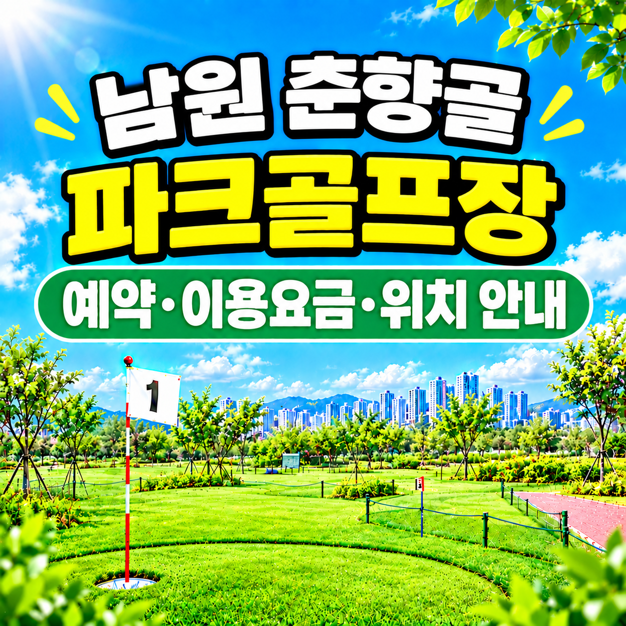 남원춘향골파크골프장 이용 가이드 ❘ 예약방법·이용요금·운영시간 완벽 정리