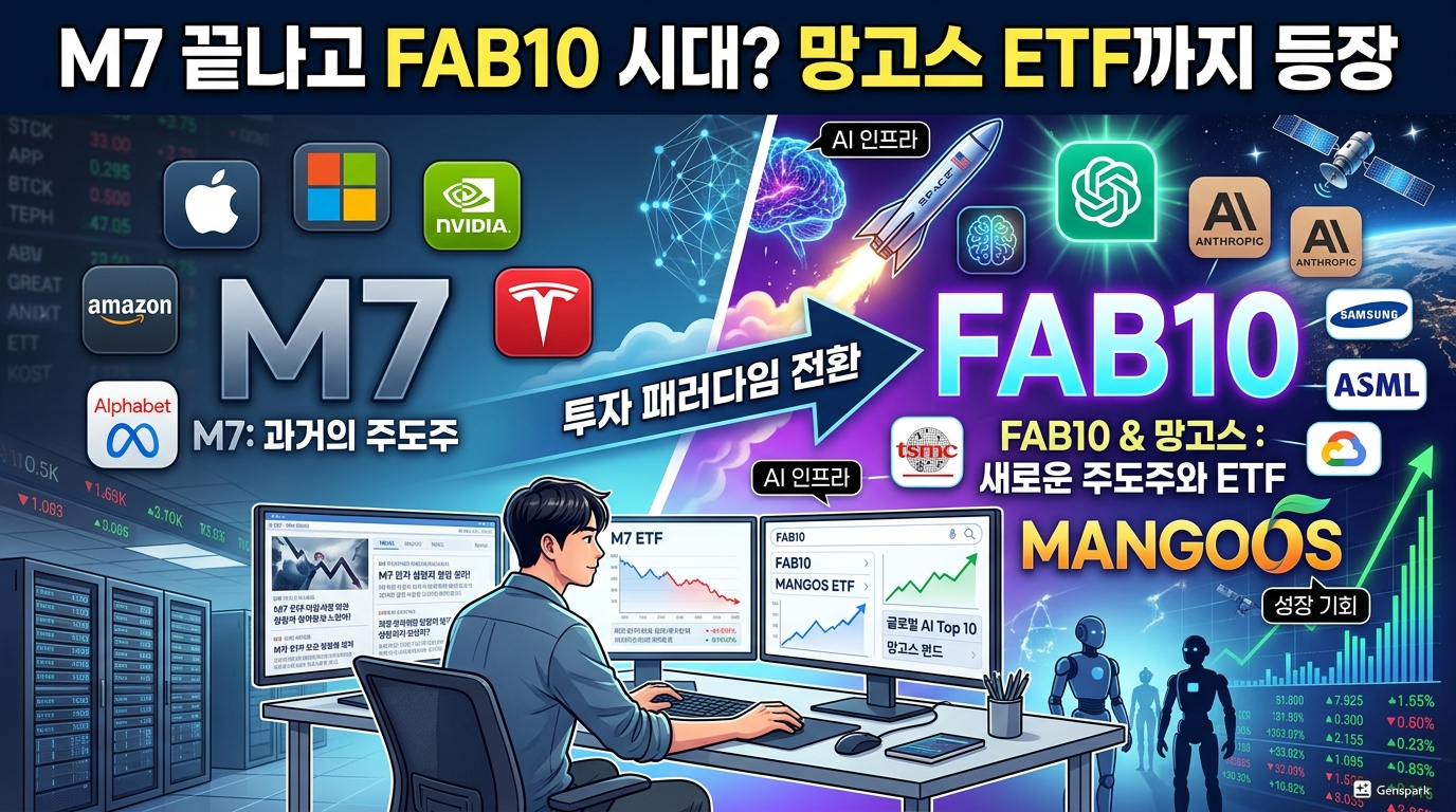 M7 끝나고 FAB10 시대? 망고스 ETF까지 등장한 AI 투자 트렌드 총정리