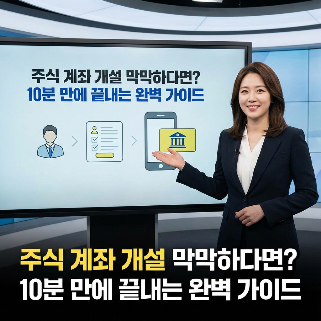 주식 계좌 개설 막막하다면 10분 만에 끝내는 완벽 가이드