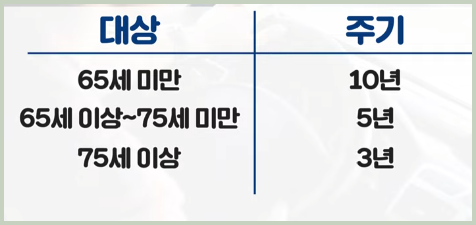 운전 면허 갱신 주기