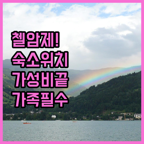 오스트리아 첼 암 제 숙소 추천 위치..