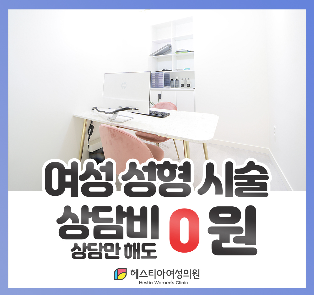 헤스티아여성의원 여성성형시술 상담비0원
