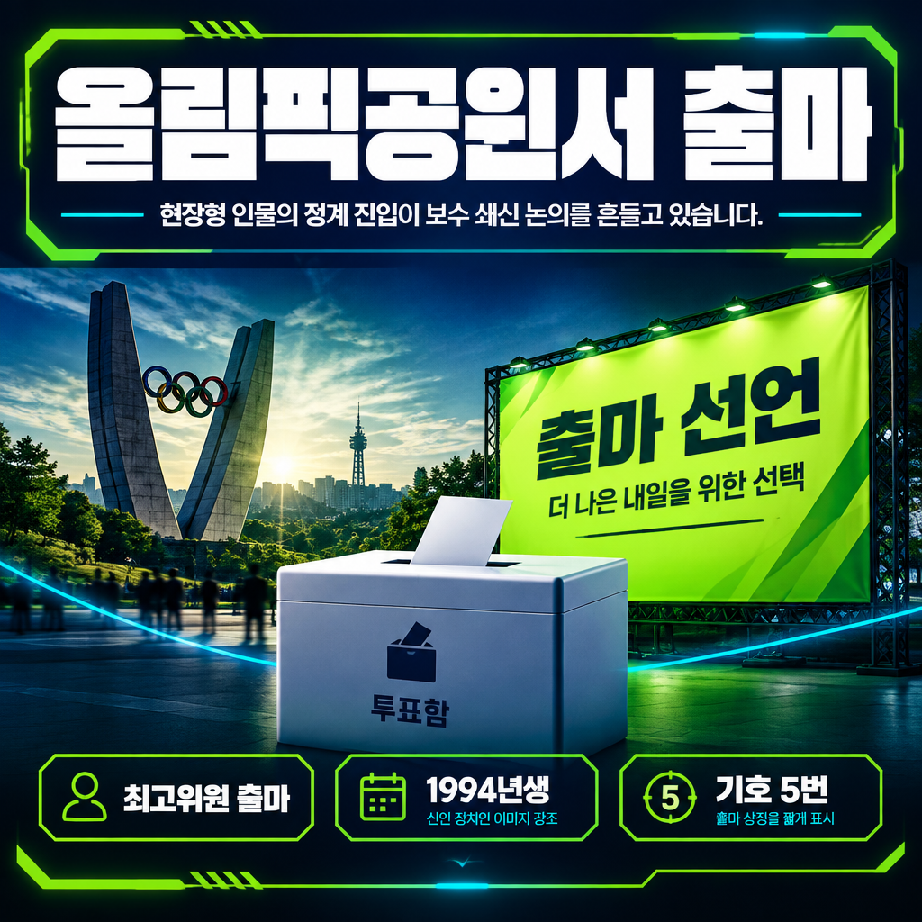 올림픽공원서 출마