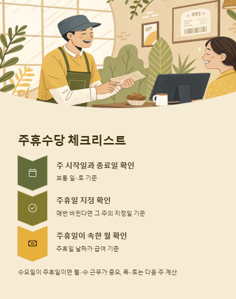 주휴수당 체크리스트