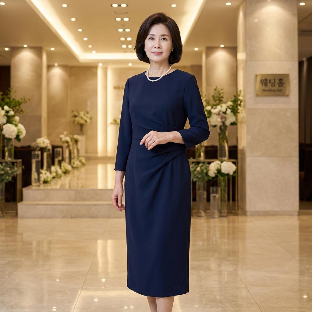 60대 여성 우아한 결혼식 하객룩의 기본 원칙