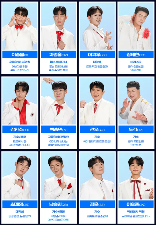 미스터트롯3 참가자