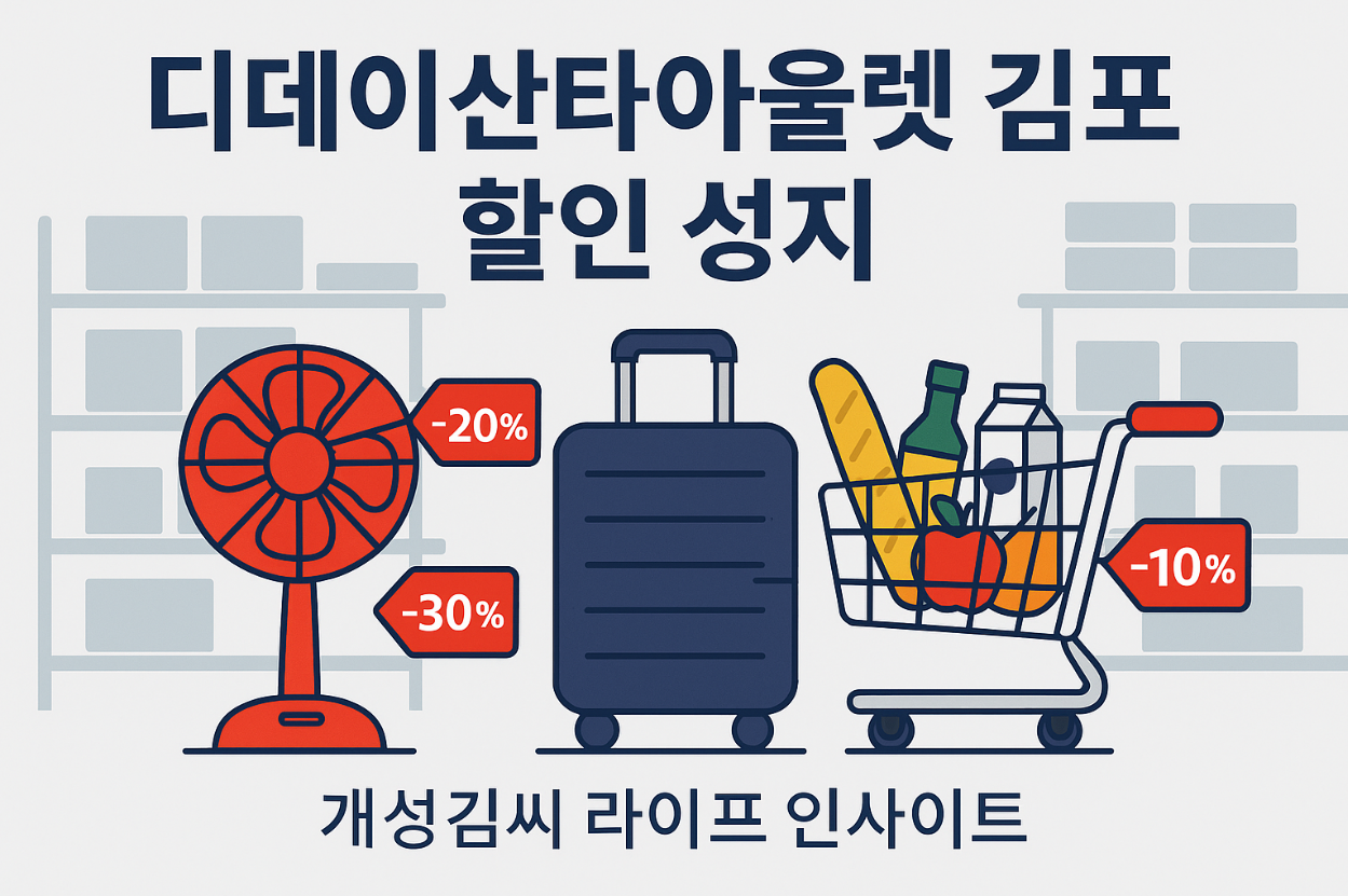 디데이산타아울렛,김포 아울렛,김포 리퍼브 할인매장,창고형 할인매장,가성비 쇼핑,생활가전 할인,할인마트