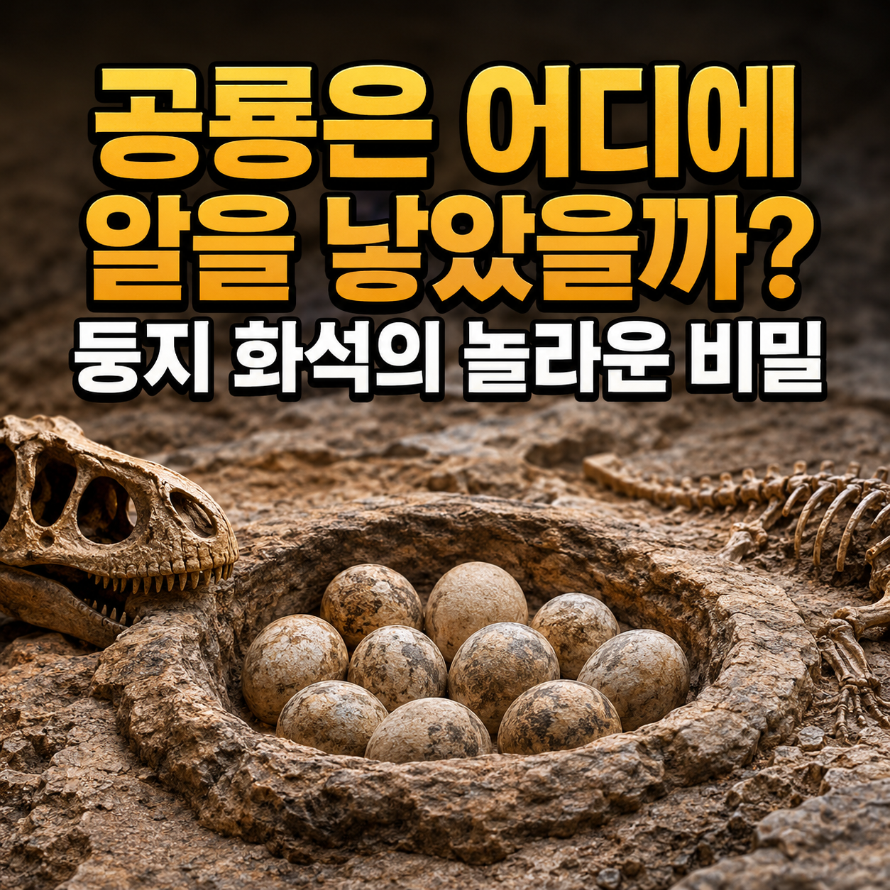 공룡은 어디에 알을 낳았을까