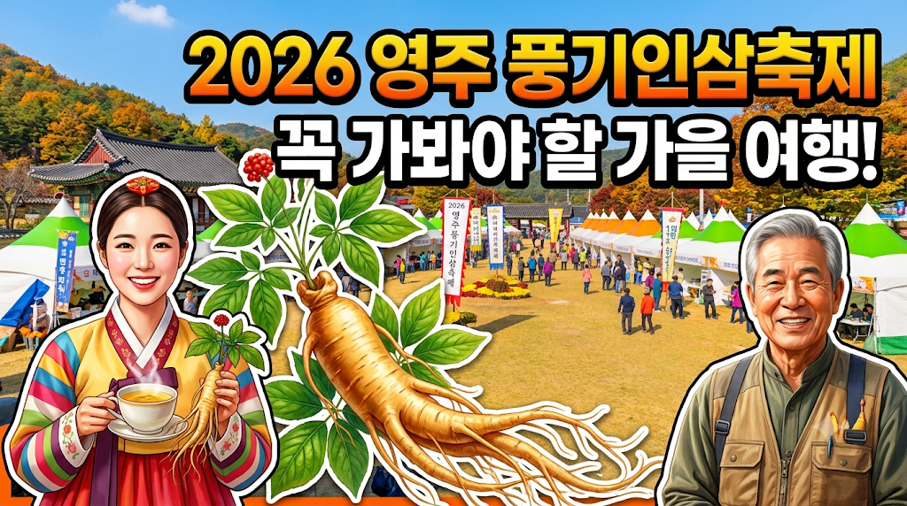 2026 영주 풍기인삼축제 꼭 가봐야 할 가을 여행