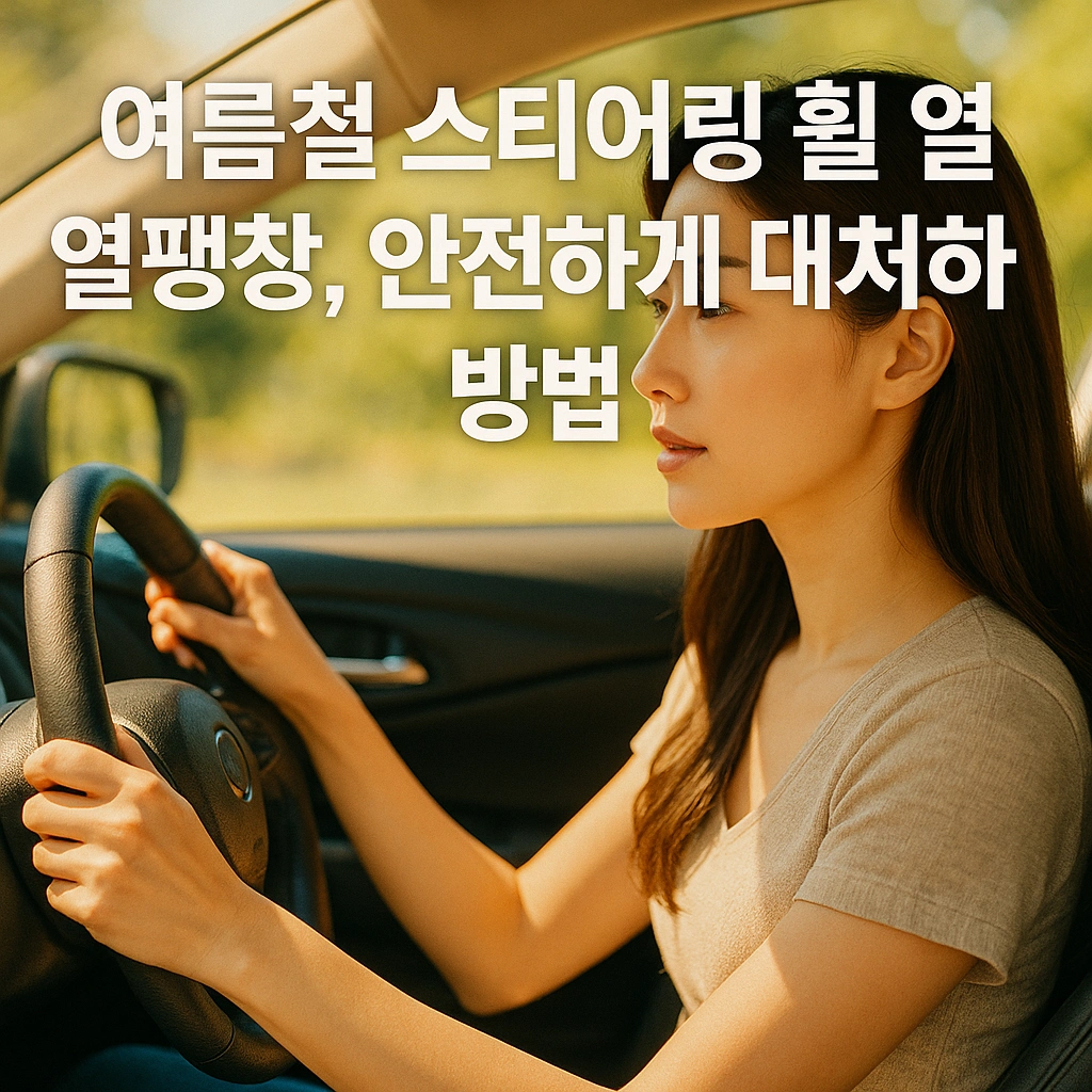 여름철 스티어링 휠 열팽창, 안전하게 대처하는 방법