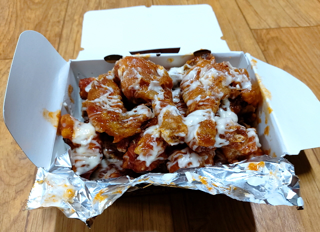 마요네즈 달콤양념에 마요네즈