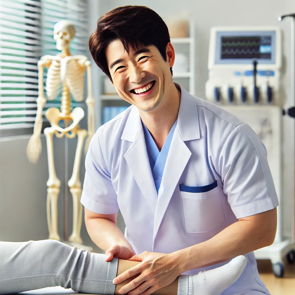 중년의 물리치료사 도전 이미지