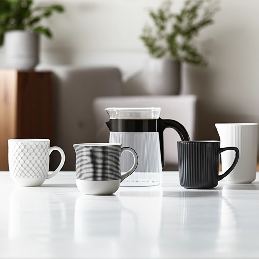 내 취향 홈카페 컵 재질 디자인 브랜..