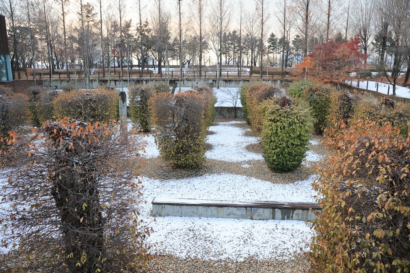 선유도의 겨울 풍경