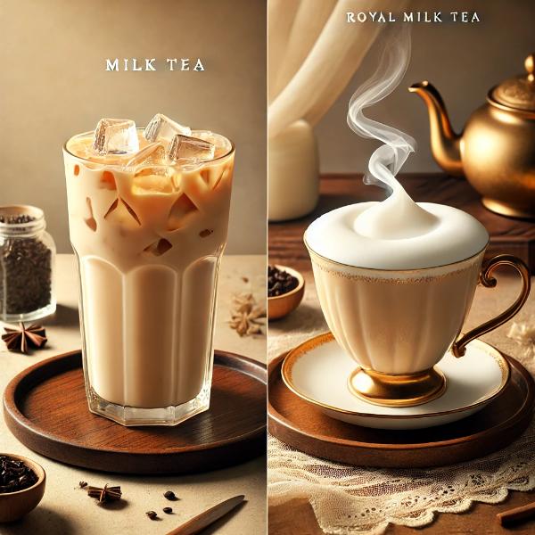 밀크티와 로얄 밀크티