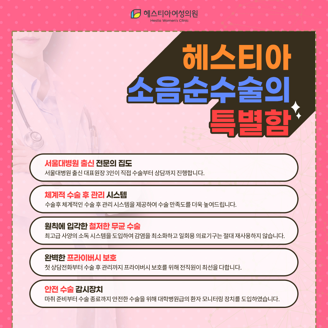 헤스티아 소음순수술의 특별함