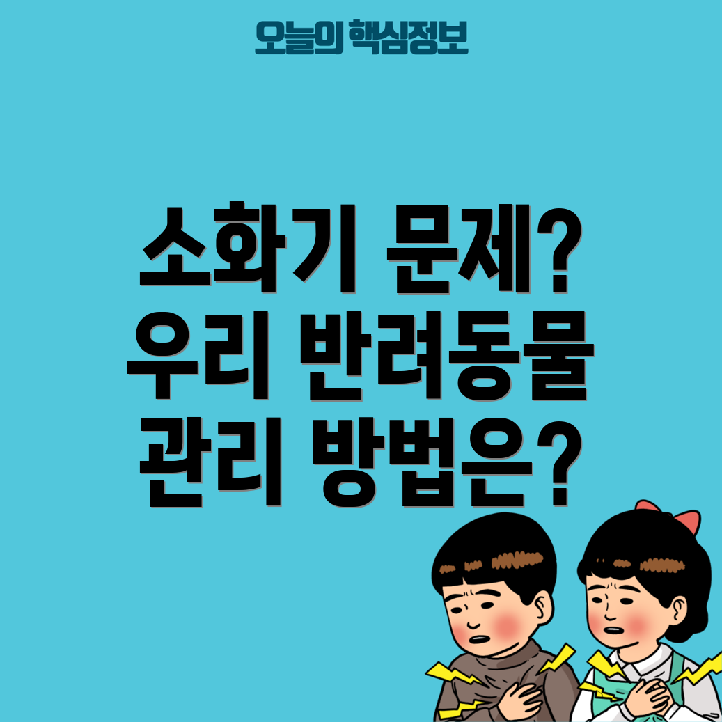 반려동물 소화기 과민성 대장 증후군