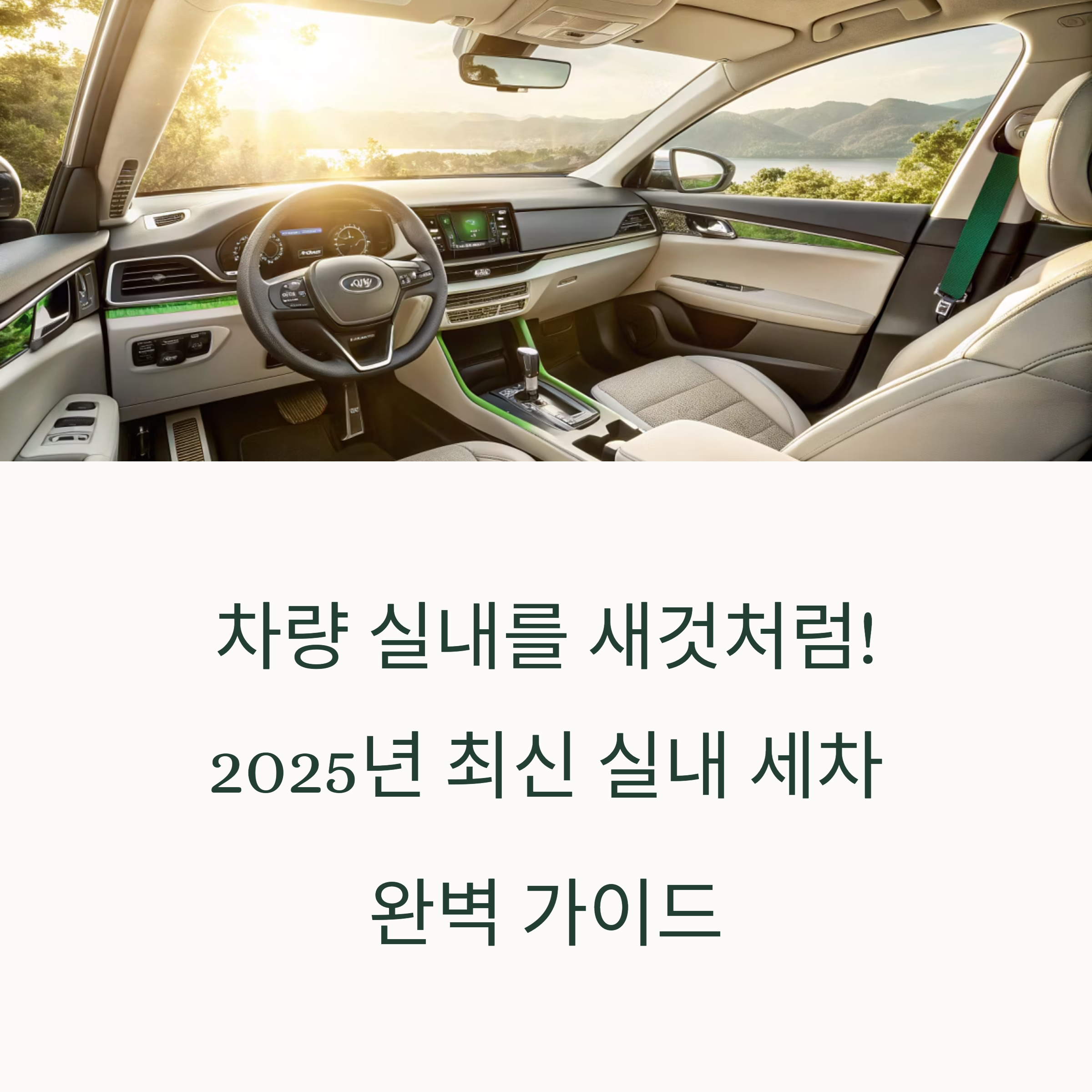실내 세차