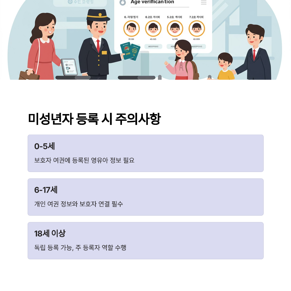 비짓재팬 동반가족 등록법4