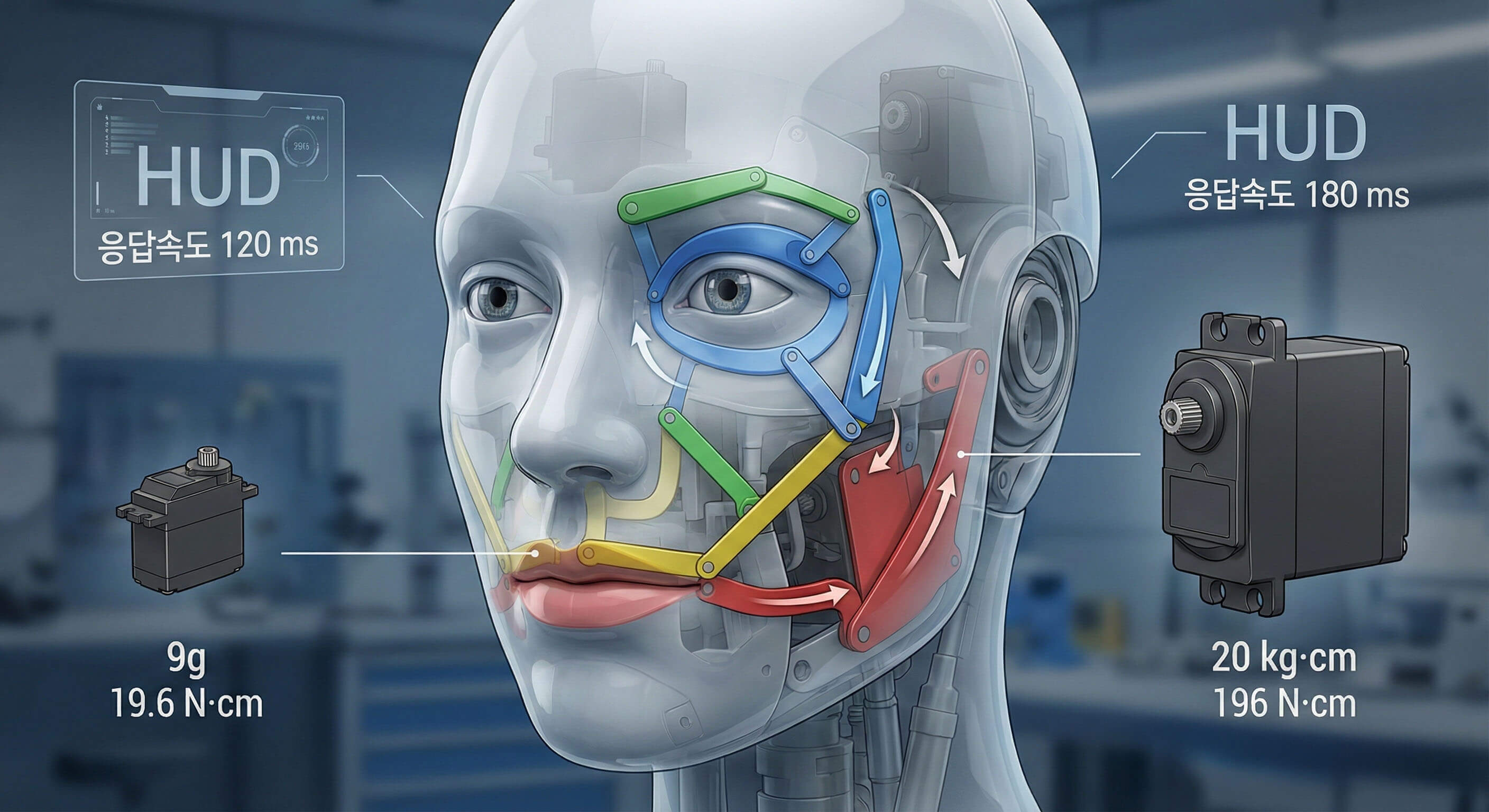휴머노이드 얼굴 구현용 서보모터·BLDC 모터 선택 기준: 토크·응답속도·소음·발열로 결정하기