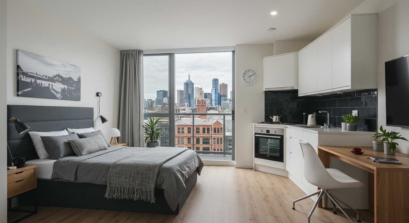 원룸 아파트 내부