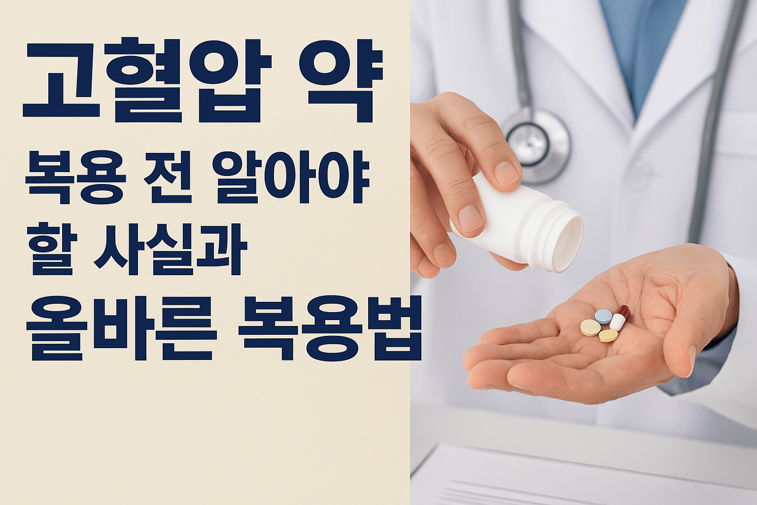고혈압 약 올바른 복용법-사진