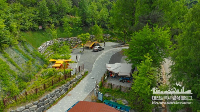 장태산 자연휴양림 야영장