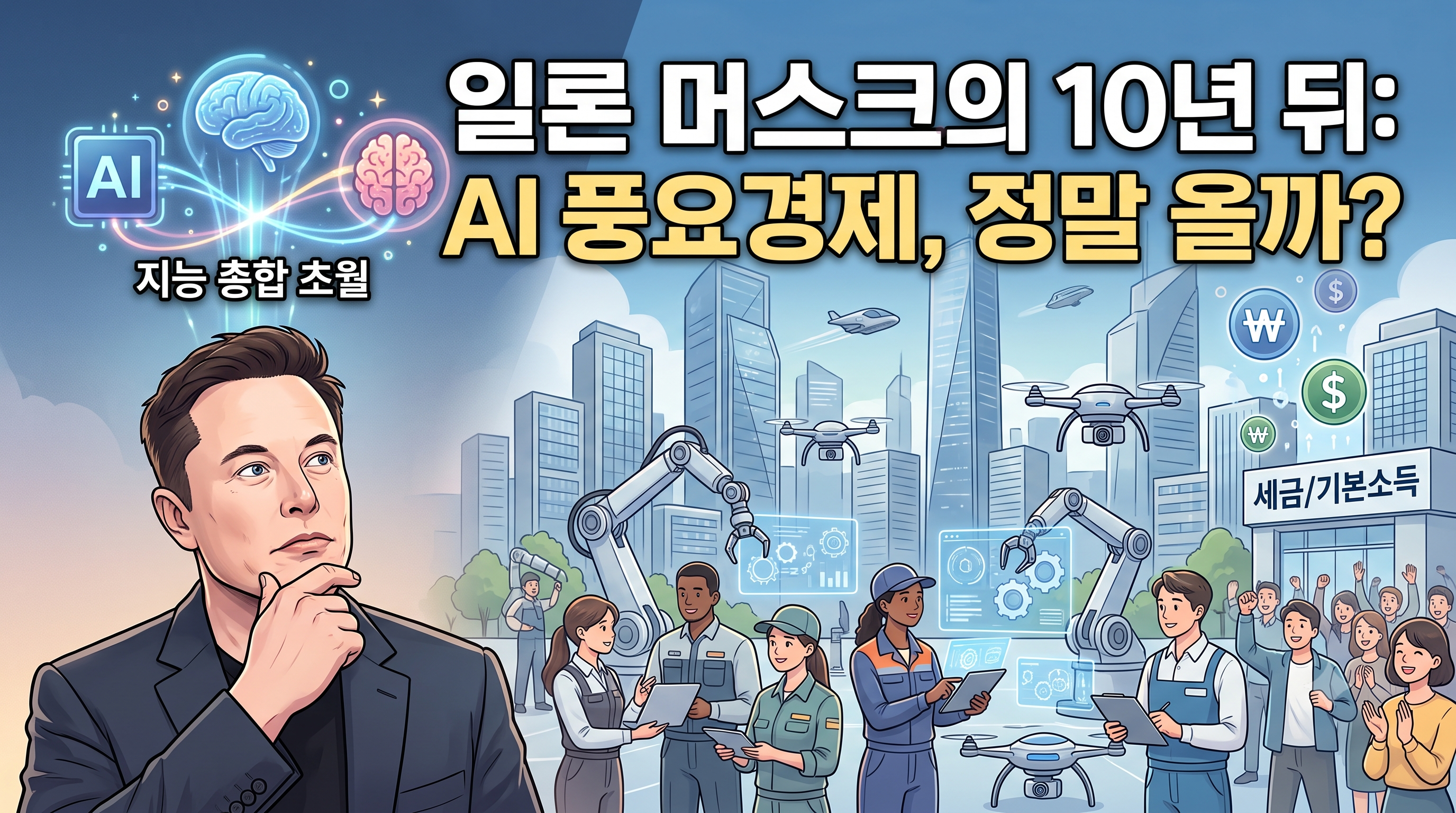 일론 머스크가 그리는 10년 뒤