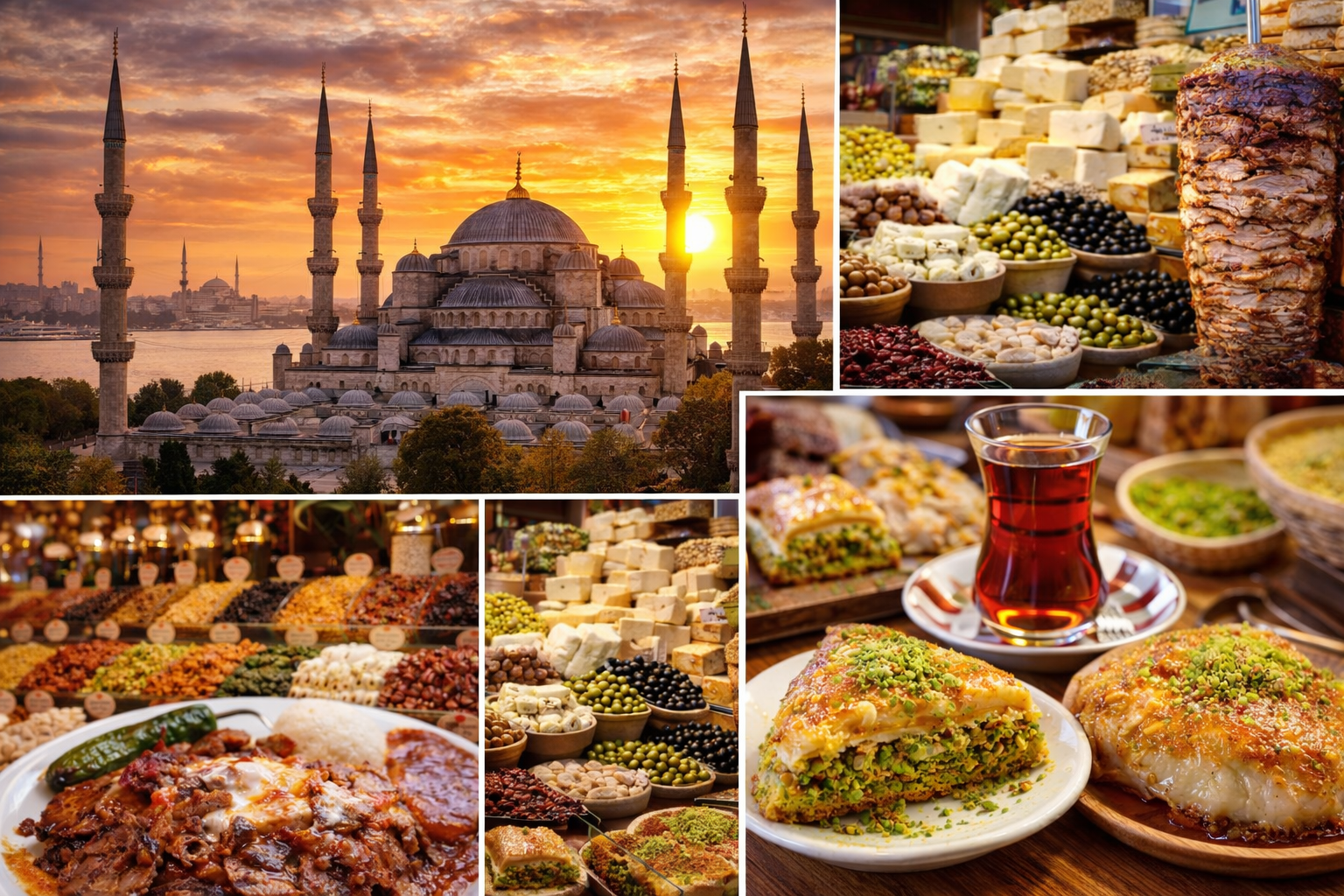 이스탄불 시장, 전통요리, 디저트