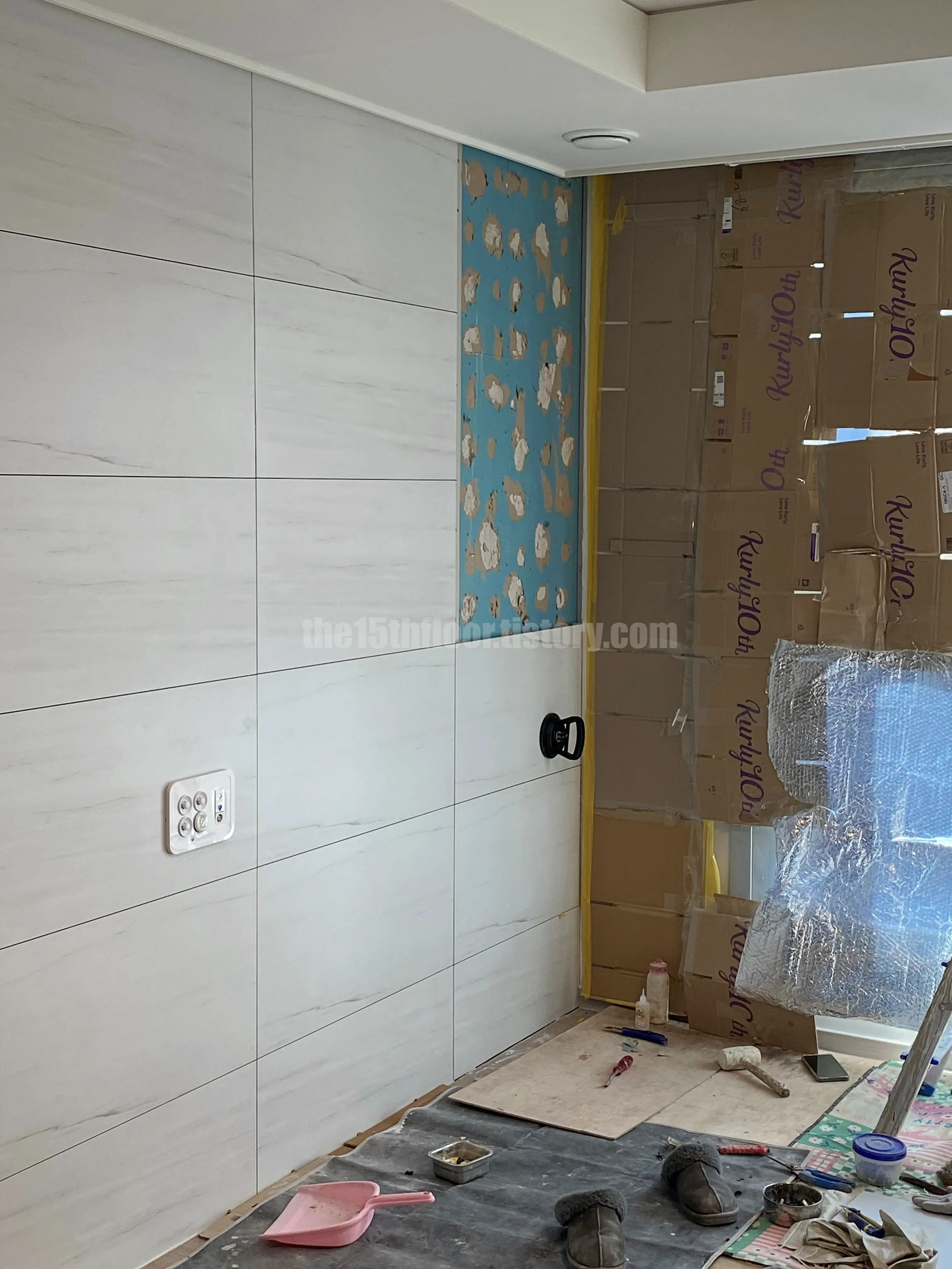 타일 하자 부분 시공 (부분 교체 방법 및 소요시간) 