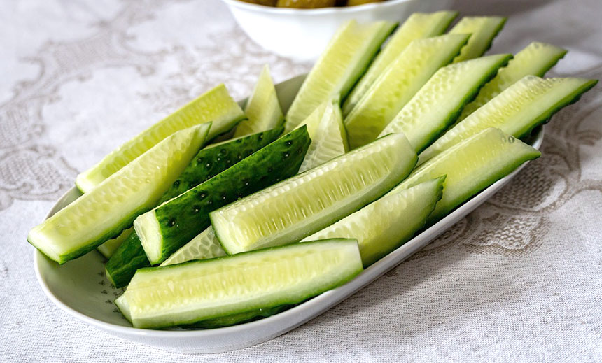 오이 세로 썰기