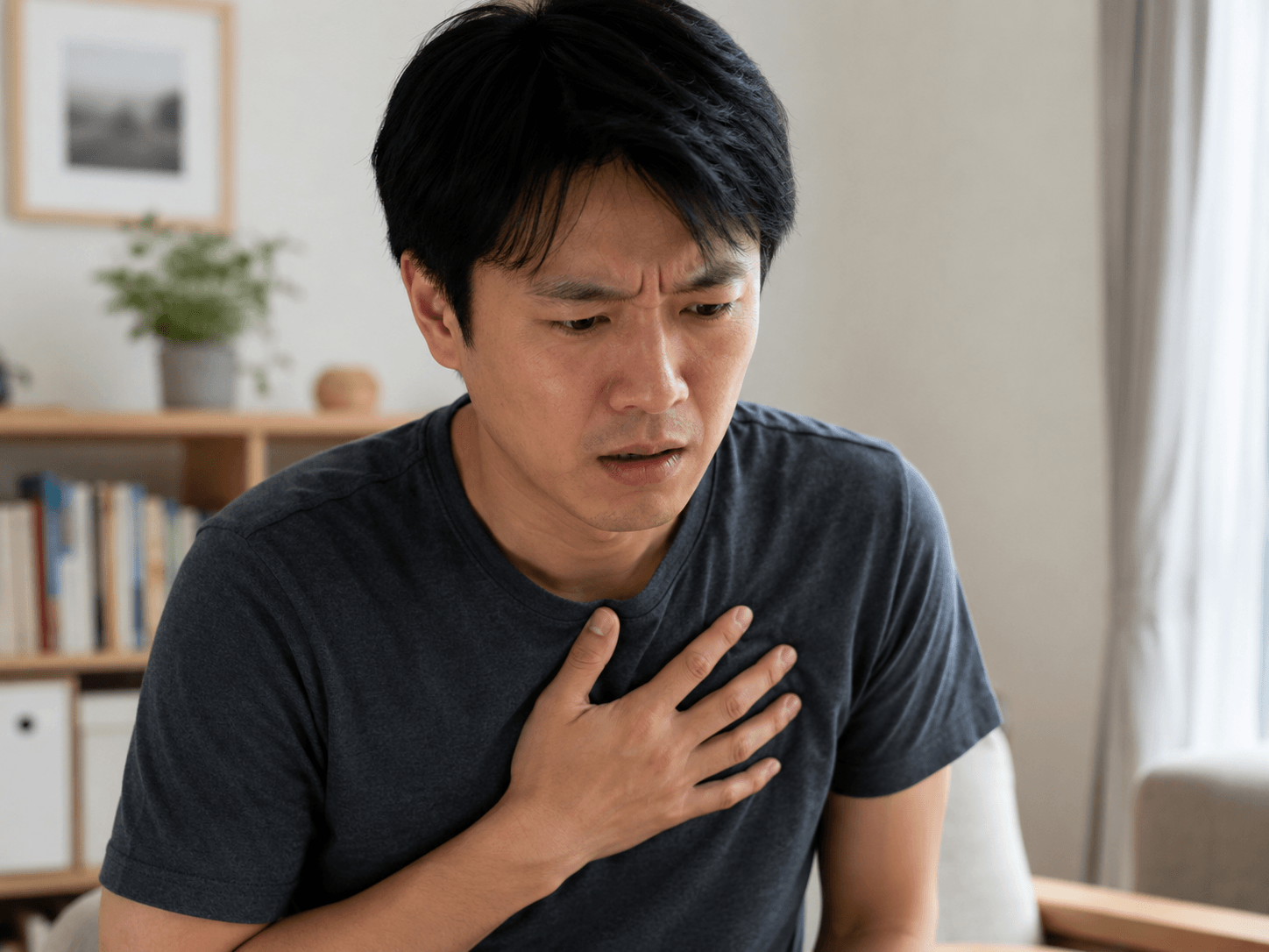 심장 두근거리는 모습