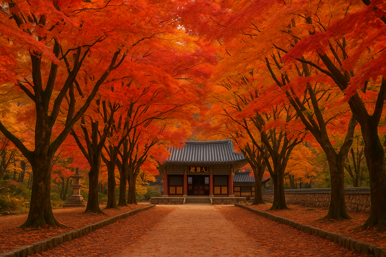 10월 천년 고찰의 가을빛, 김천 직지사 단풍길 여행