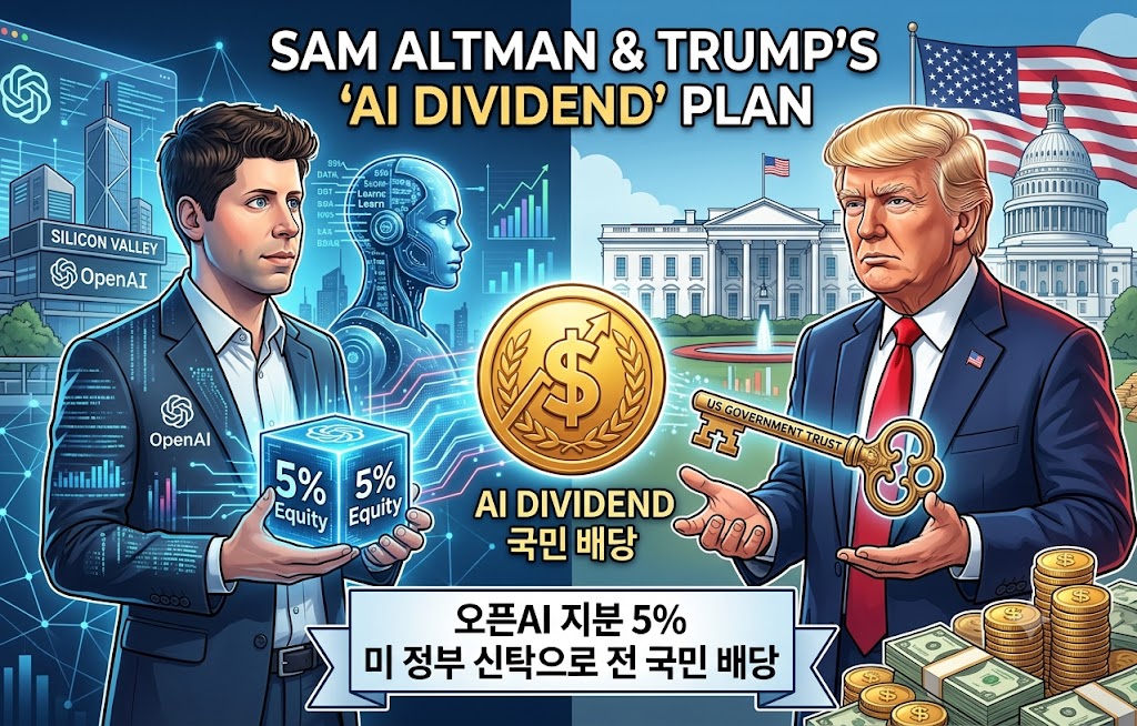 샘 올트먼, 미 정부에 '오픈AI 지분 5%' 제공 추진