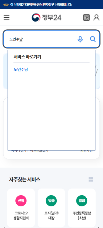 노인 수당
