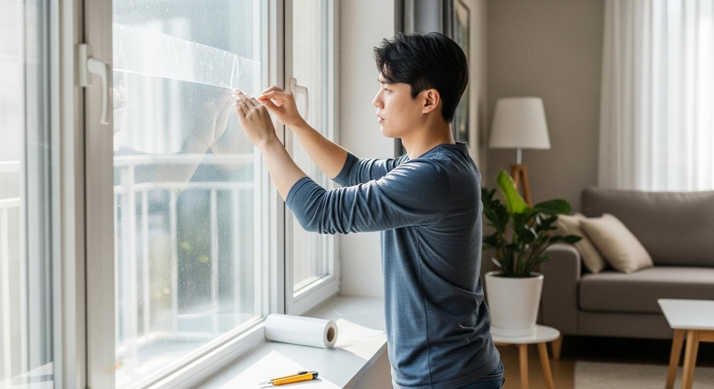 창문 방풍 셀프 시공 방법