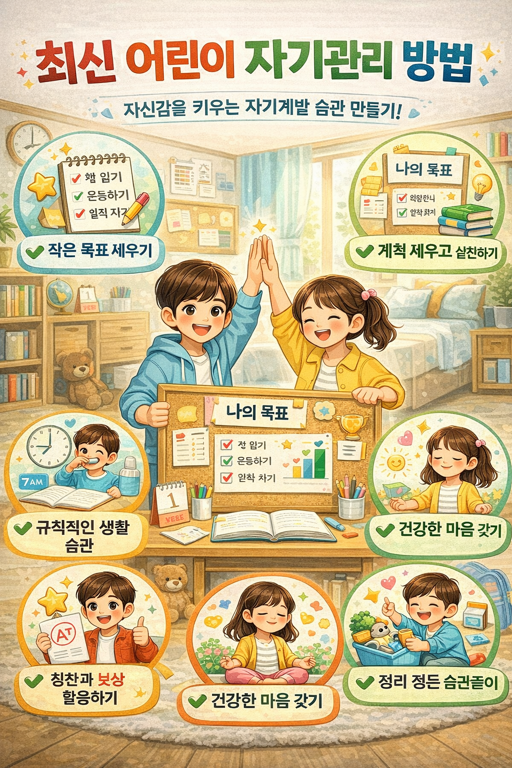 최신 어린이 자기관리 방법 관련 사진