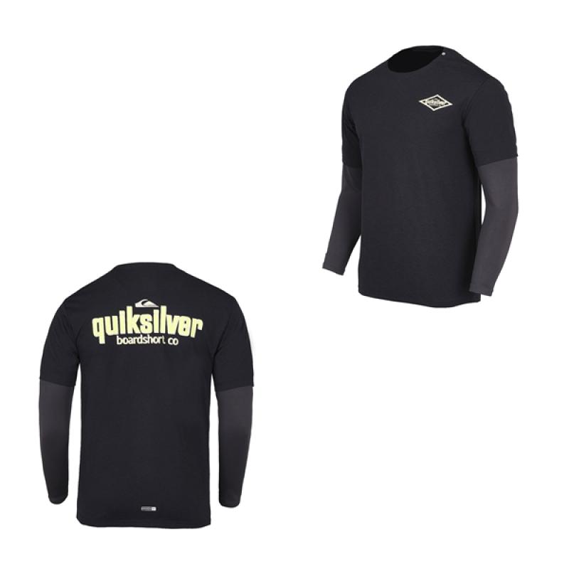 퀵실버 남성 긴팔 루즈핏 래쉬가드 QUIK WORDS LAYERED QD21RS210