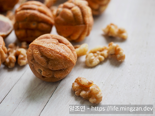 행복 호르몬 뿜뿜 호두과자