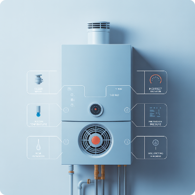 보일러 온수가 나오지 않을때 원인과 간단한 자가 조치방법 이미지