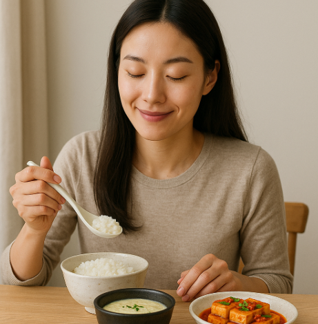 순한 식단 섭취