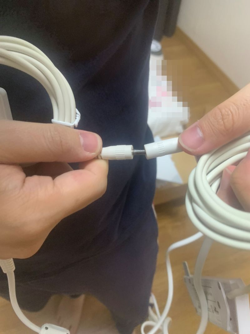 나노리프-전원장치-연결선