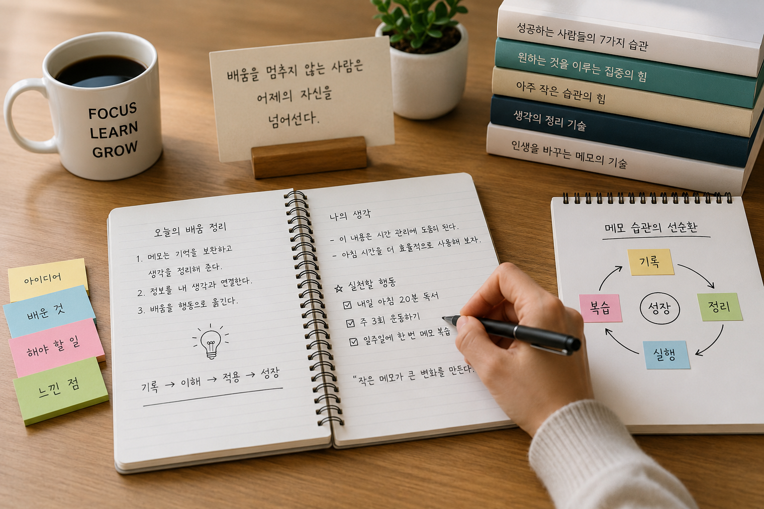 성공한 사람들의 습관으로 배우는 메모 습관
