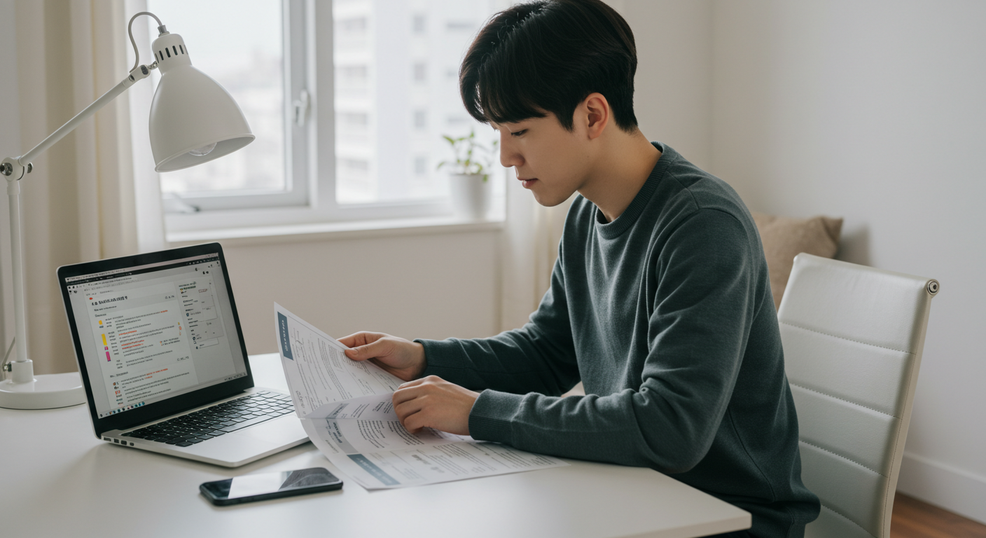 청년주택, 병역서류, 소득확인증명서