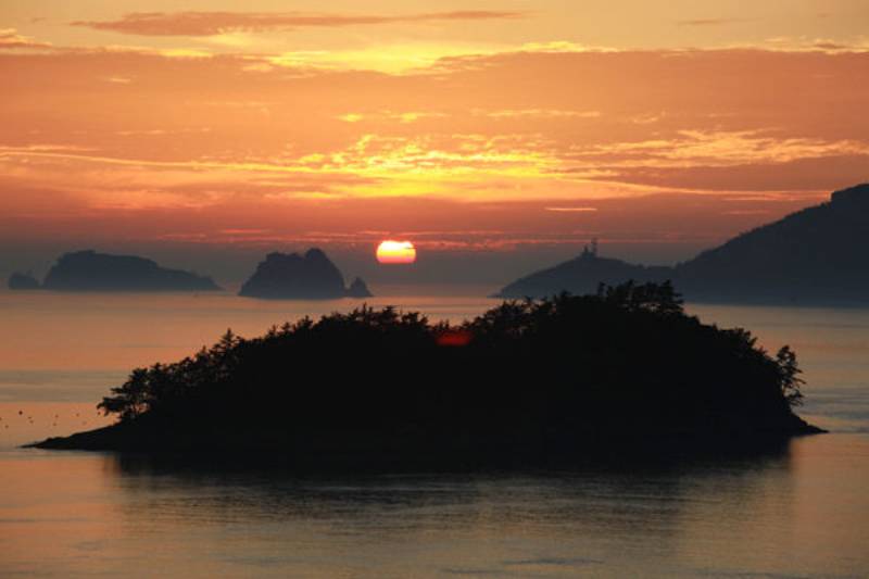 진도 세방낙조전망대 일몰
