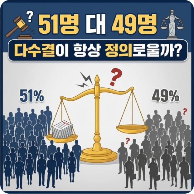 51 대 49의 딜레마, 다수가 항상 정답은 아니다
