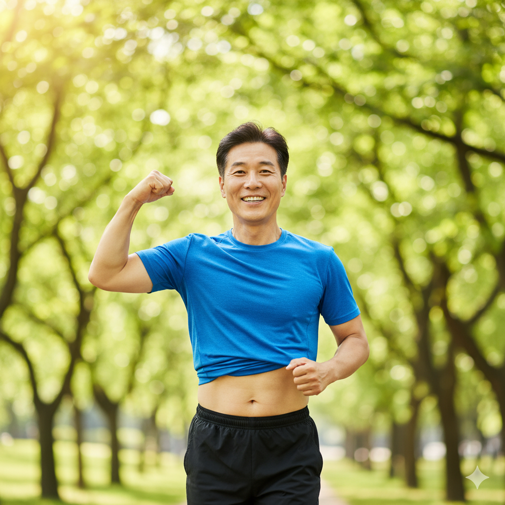 중년 남성 뱃살 빼는 특급 비결