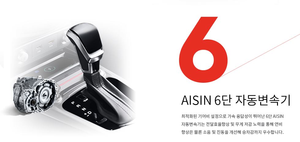 더 뉴 티볼리 에어 변속기 엔진