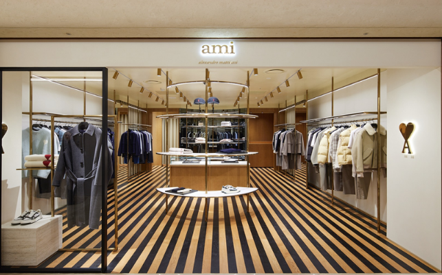 아미 파리 매장 사진